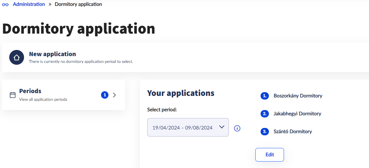 Dormitory application 7